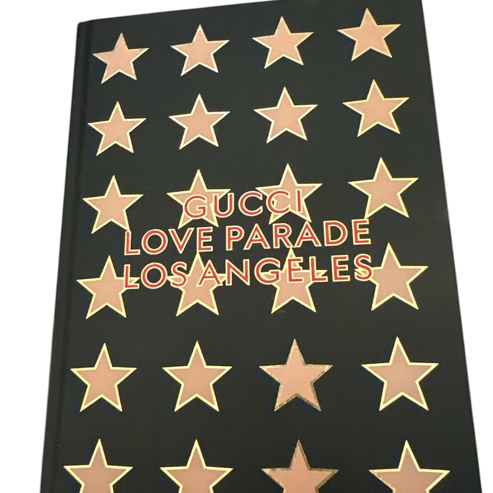 Gucci Black & Gold 'Love Parade Los Angeles' Notebook